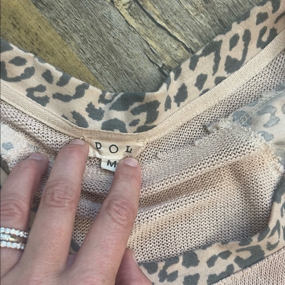 Cheetah print sweater. - Picture 2 of 4